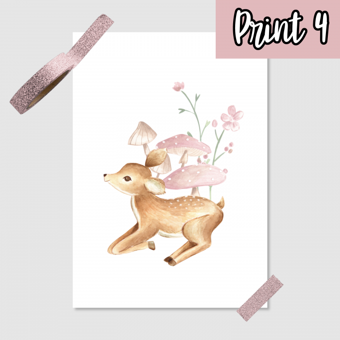 Baby Deers Poster